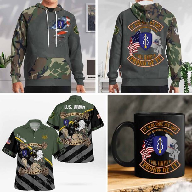 8th id 8th infantry divisionsweater tribute sets wau17