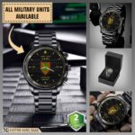 91st ID 91st Infantry Division_Military Black Wrist Watch