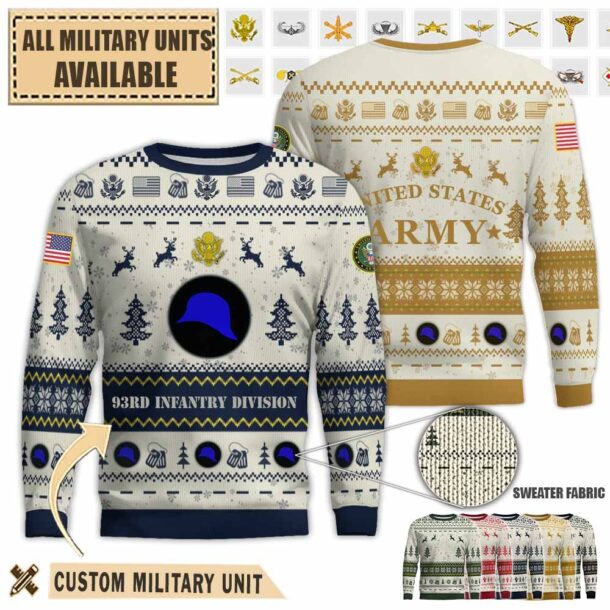 93rd id 93rd infantry divisionpremium ugly sweater a6ju9