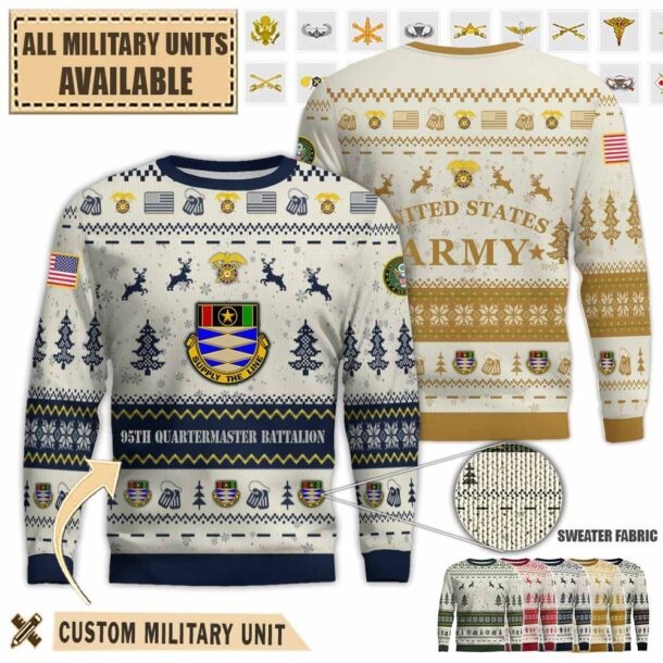95th qm bn 95th quartermaster battalionpremium ugly sweater fkb4b