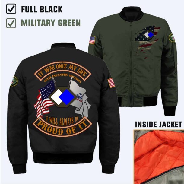 96th id 96th infantry divisioncotton printed shirts tbq48