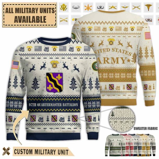 97th qm bn 97th quartermaster battalionpremium ugly sweater kegkf