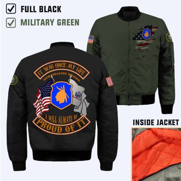 98th id 98th infantry divisioncotton printed shirts c644p