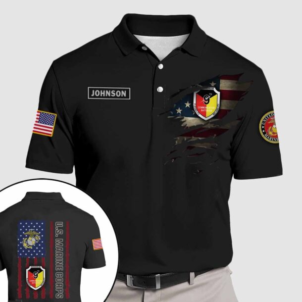 9th comm 9th communication battalionquarter zip hoodie aop polo tshirt n83m7