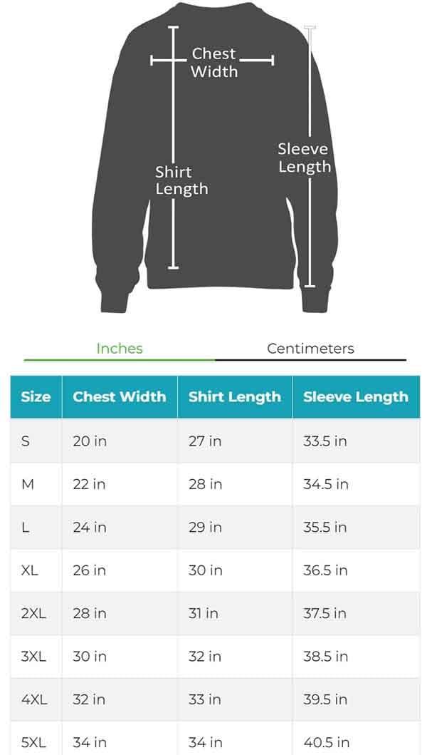 Web Size Sweatshirt Size Senprint 1