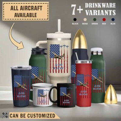 a 20 havoc a20flag aircraft drinkware collection 6tv3w