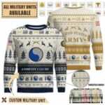 a company 1 115 infantry 29th id premium ugly sweater c7q69