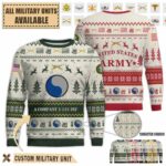 a company 1 115 infantry 29th idpremium ugly sweater dshdc