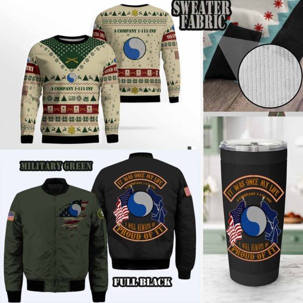 a company 1 115 infantry 29th idsweater tribute sets nf8dx