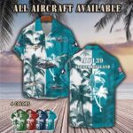 agustawestland aw139aircraft palm tree pocket hawaiian shirt w0lca