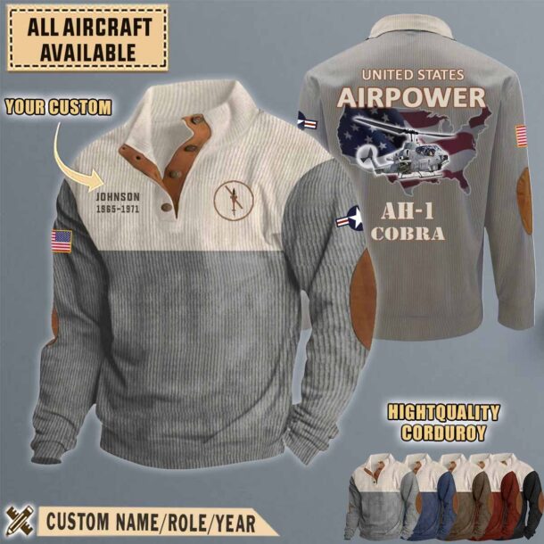 ah 1 cobra ah1aircraft stand collar sweatshirt otoq0