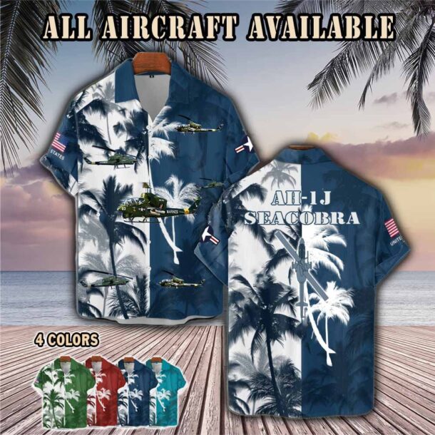 ah 1j seacobra ah1jaircraft palm tree pocket hawaiian shirt hpgkl