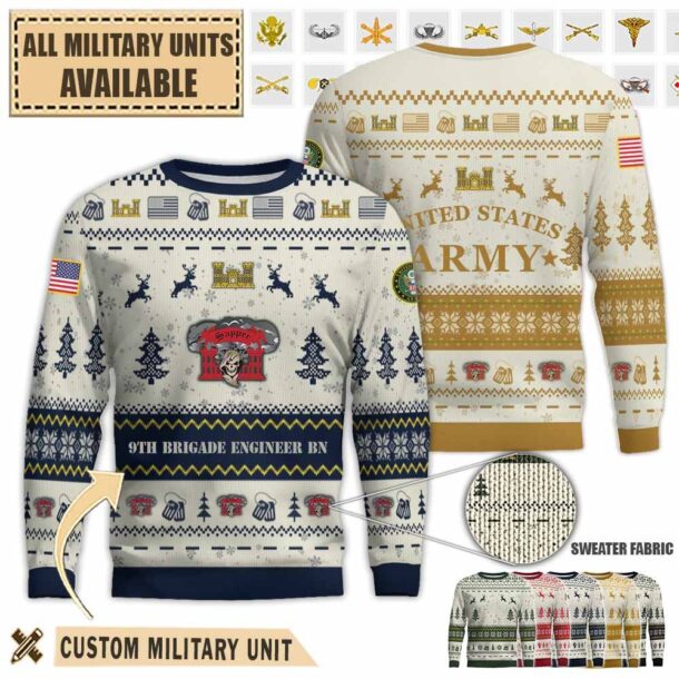 alpha 9th beb 9th brigade engineer battalionpremium ugly sweater zeyxs