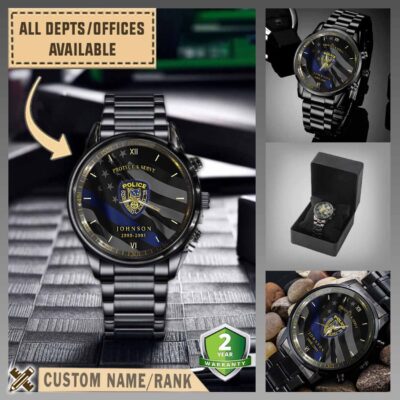 anchorage police department arblack wrist watch antyz