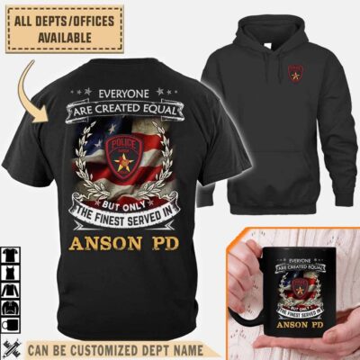 anson police department txcotton shirts scoa9