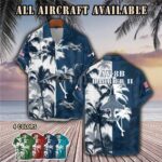 av 8b harrier ii av8baircraft palm tree pocket hawaiian shirt ruqzz