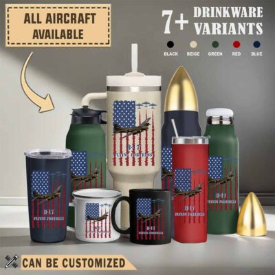 b 17 flying fortress b17flag aircraft drinkware collection nf241