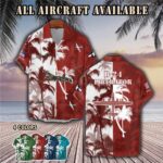 b 24 liberator b24aircraft palm tree pocket hawaiian shirt sbxfb