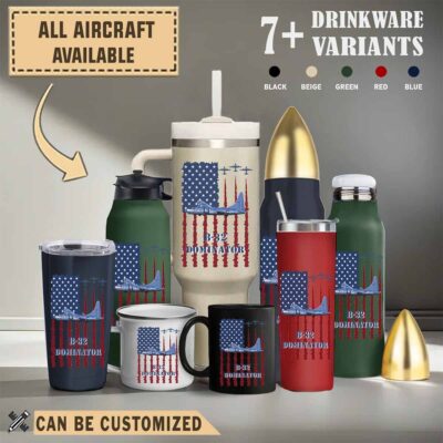 b 32 dominator b32flag aircraft drinkware collection q3o36