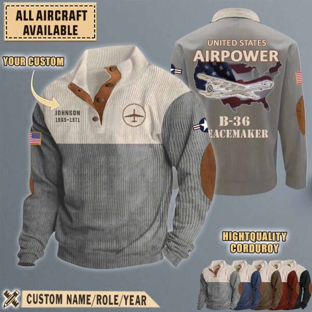 b 36 peacemaker b36aircraft stand collar sweatshirt ok9yq