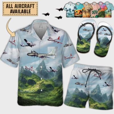 b 50 superfortress b50aircraft hawaiian set 6snl5