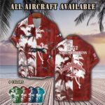 b 52 stratofortress b52aircraft palm tree pocket hawaiian shirt 5seu6