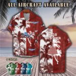 b 58 hustler b58aircraft palm tree pocket hawaiian shirt euysr