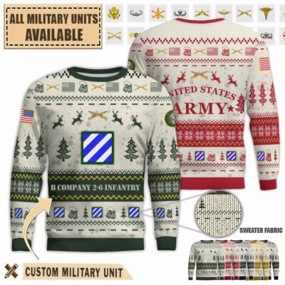 b company 2 6 infantry 3rd idpremium ugly sweater 4ajg2