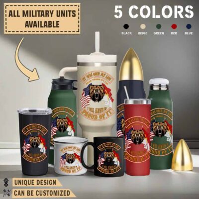 bear troop 8 1 cavmilitary drinkware collection 96u3n
