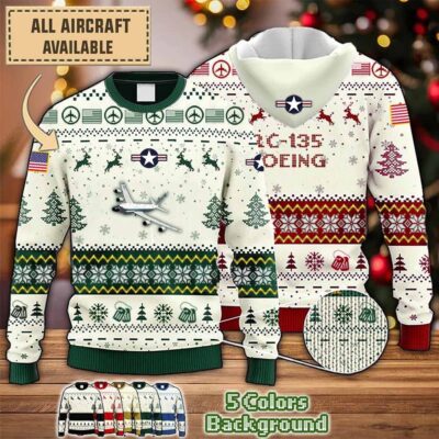 boeing rc 135 rc135aop aircraft sweater apk3w