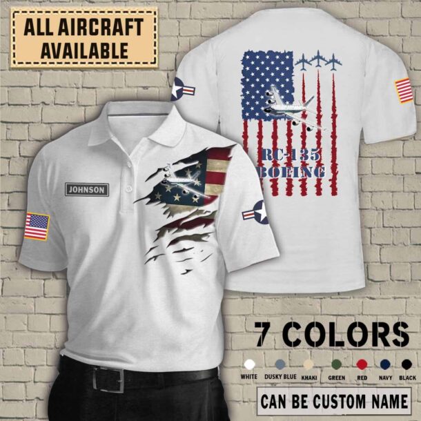 boeing rc 135 rc135quarter zip hoodie aop polo tshirt 3gygs