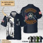 Broward Sheriff's Office FL_Dual Flag Hawaiian Shirt