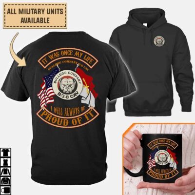 bulldog company 3 8 cavcotton printed shirts bkocm