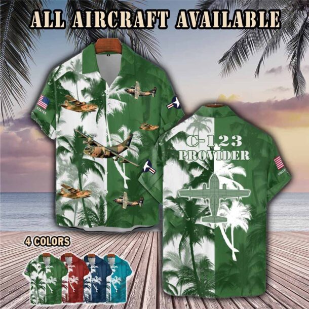 c 123 provider c123aircraft palm tree pocket hawaiian shirt 0t19q