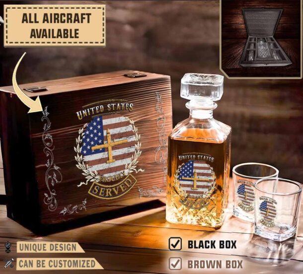 c 23 sherpa c23aircraft decanter set lzgd8