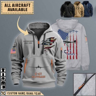 c 47 skytrain c47quarter zip hoodie aop polo tshirt 4zcst