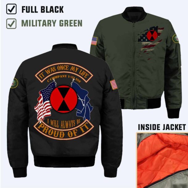 c company 1 32 infantry 7th id cotton printed shirts ko4ml