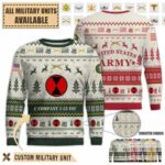 c company 1 32 infantry 7th idpremium ugly sweater rh1uk