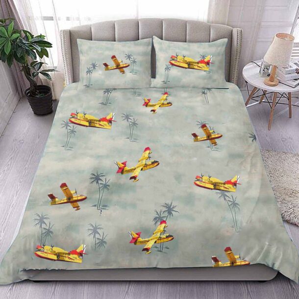 canadair cl 415 cl415aircraft bedding collection ymonq