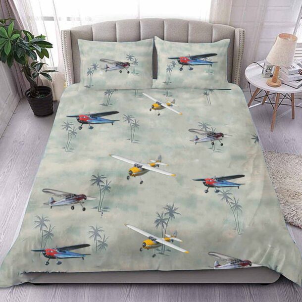 cessna 195aircraft bedding collection kyvru