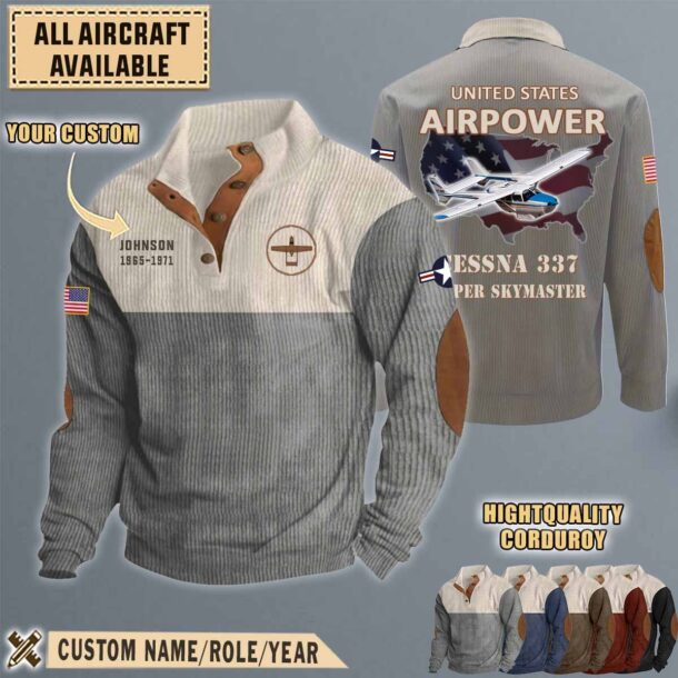 cessna 337 super skymasteraircraft stand collar sweatshirt r12hw
