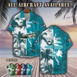 cessna l 19 o 1 bird dog l19 o1aircraft palm tree pocket hawaiian shirt dl5gz