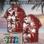 cessna lc 126 lc126aircraft palm tree pocket hawaiian shirt xvrgl