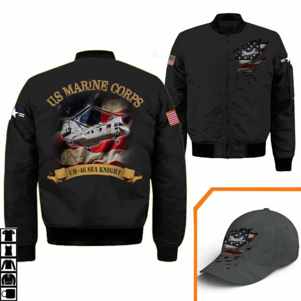 ch 46 sea knight ch46 usmccotton printed shirts 9s55g