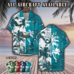 ch 47 chinook ch47aircraft palm tree pocket hawaiian shirt yrlpe