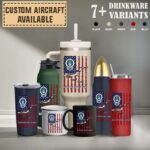 Custom B-52 F-16 A-10 USAF_Flag Drinkware Collection