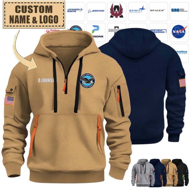 custom military industrypremium quarter zip hoodie 0tqiu