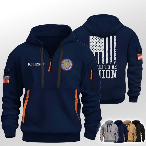 custom union localflag premium quarter zip hoodie 6ktjy