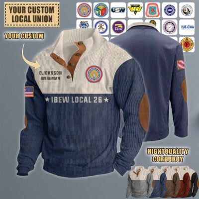 custom union localstand collar sweatshirt q4edh