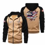 custom us airlinesraglan zip hoodie 9a8k8